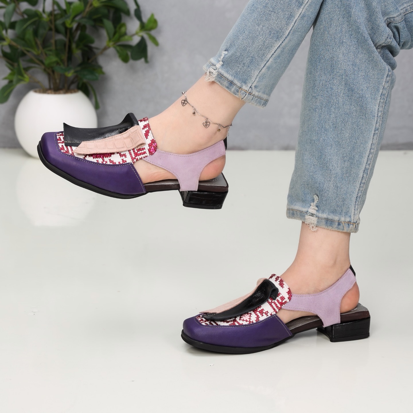 Tatreez Slingback